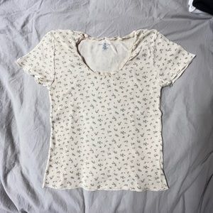 floral mckenna lace top